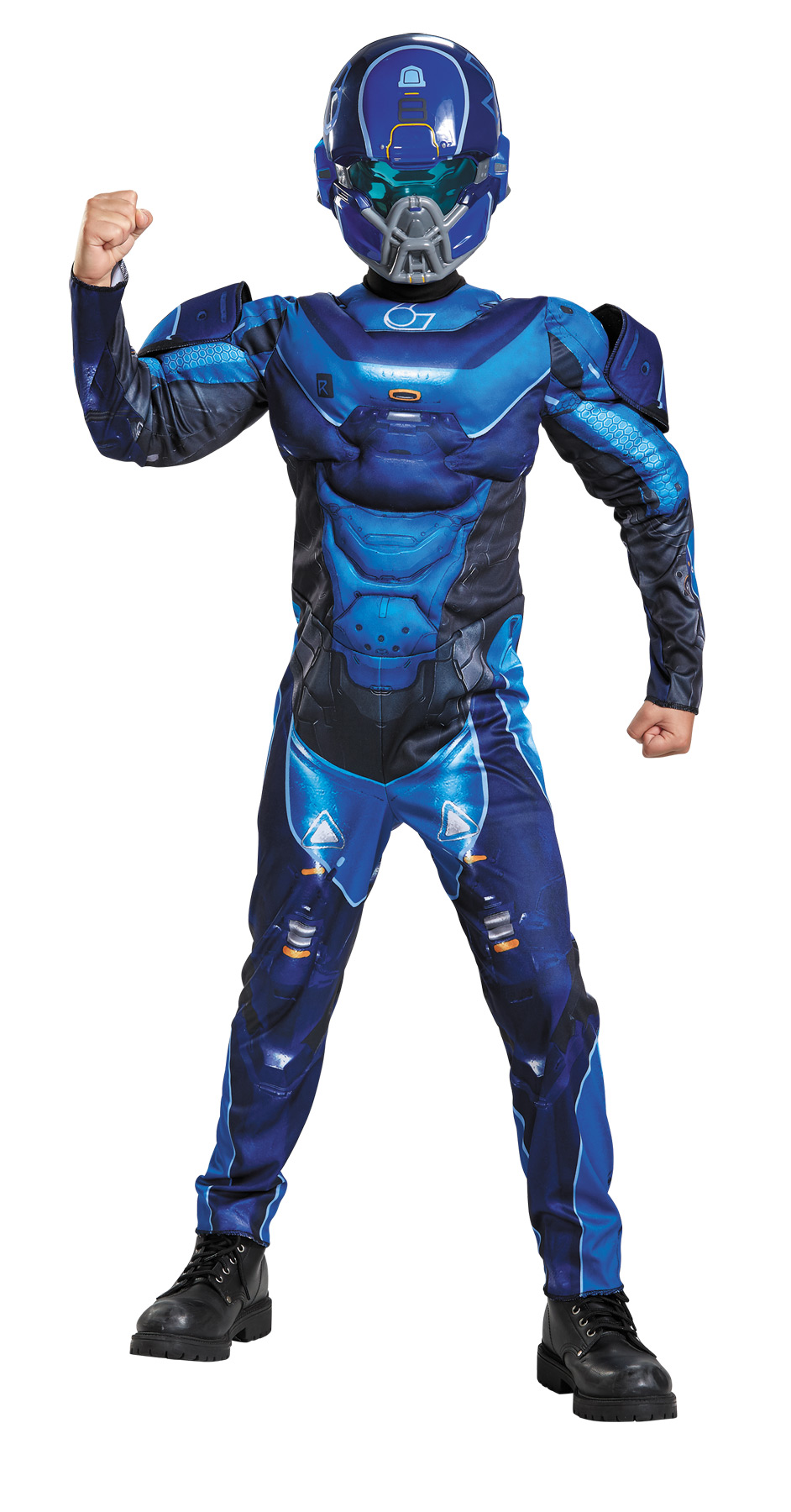 BLUE SPARTAN MUSCLE CHILD 4-6
