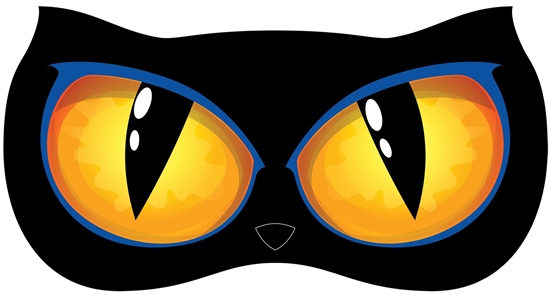 ANIMATED LIGHTED CAT EYES