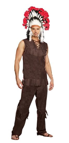 CHIEF LONG ARROW adult mens costume