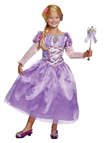 Picture of Girl's Rapunzel Deluxe Costume
