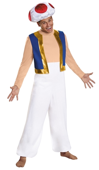 Picture of Men's Toad Deluxe Costume - Super Mario Brothers