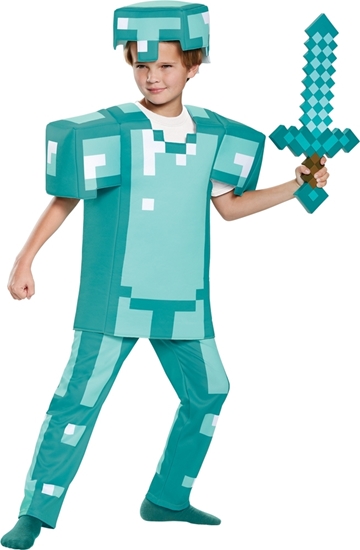 Picture of Minecraft Armor Deluxe Child Costume